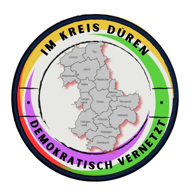Logo Düren. Demokratisch. Vernetzt